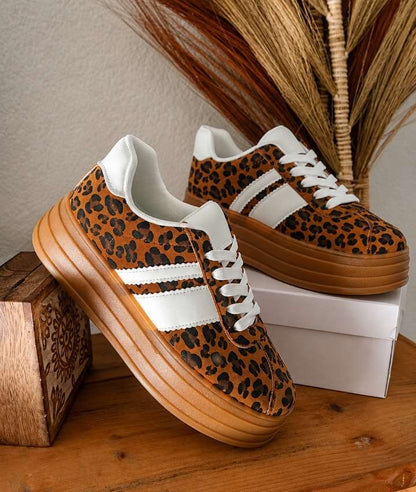 Sneakers Wild Léopard
