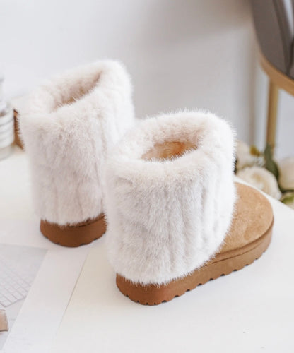 Frosette ankle boots - Camel