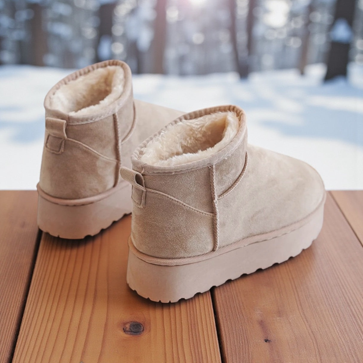 Bottines Crysa - Beige